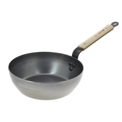 Hluboká pánev MINERAL B BOIS 24 cm, uhlíková ocel, de Buyer