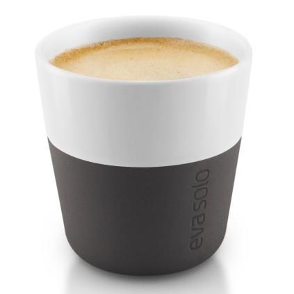 Termošálek na espresso 80 ml, sada 2 ks, karbonově černá, Eva Solo