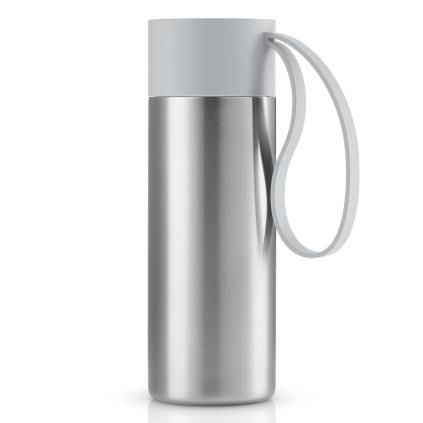 Termohrnek TO GO  350 ml, mramorově šedý uzávěr, nerez, Eva Solo