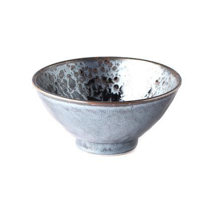 Jídelní mísa BLACK PEARL 15 cm, 450 ml, černá, keramika, MIJ