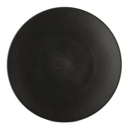 Servírovací talíř EQUINOXE 31,5 cm, matná černá, REVOL