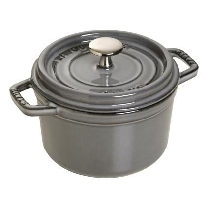 Kulatý hrnec, grafitově šedá O 14 cm Staub