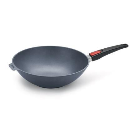 Wok DIAMOND LITE 32 cm, na indukci, s odnímatelnou rukojetí, titan, WOLL