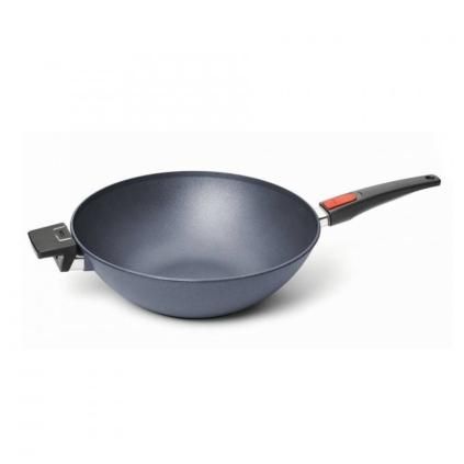 Wok DIAMOND LITE 34 cm, na indukci, s odnímatelnou rukojetí, titan, WOLL
