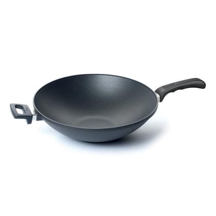 Wok TITANIUM NOWO 36 cm, s odnímatelnou rukojetí, titan, WOLL