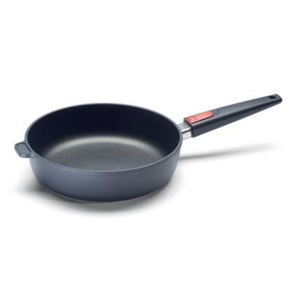Hluboká pánev TITANIUM NOWO 26 cm, s odnímatelnou rukojetí, titan, WOLL