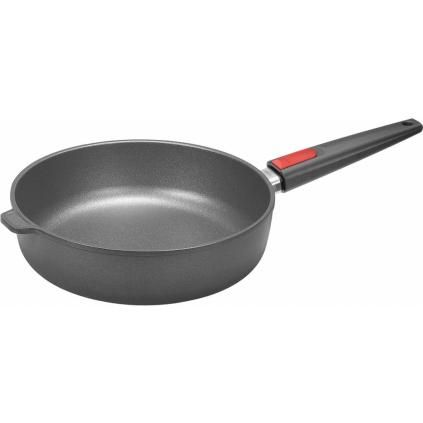 Hluboká pánev TITANIUM NOWO 28 cm, na indukci, s odnímatelnou rukojetí, titan, WOLL