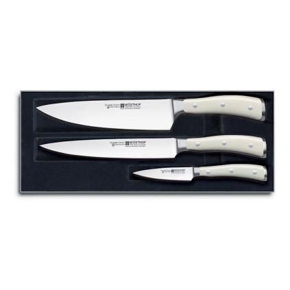 Sada nožů CLASSIC IKON CREME, sada 3 ks, WÜSTHOF