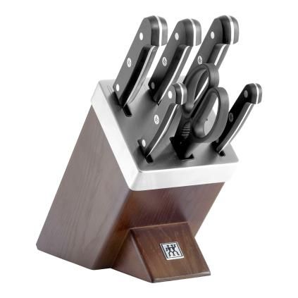 Sada nožů GOURMET, sada 7 ks, s ostřícím blokem a nůžkami, ZWILLING