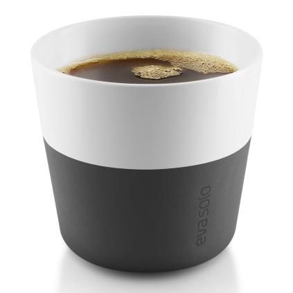 Termohrnek 230 ml, sada 2 ks, na kávu Lungo, karbonově černá, Eva Solo