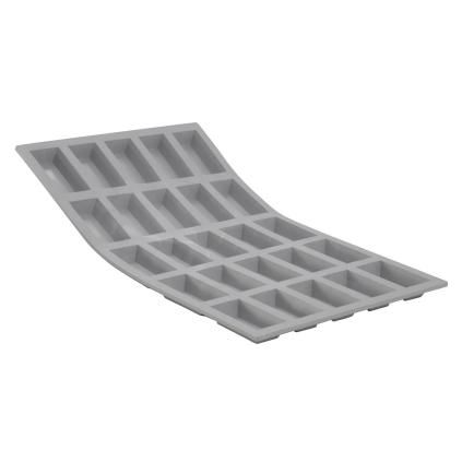 Forma na pečení ELASTOMOULE, na 25 mini bochánků financier, silikon, de Buyer
