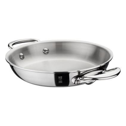 Servírovací pánev M’COOK 20 cm, s nerezovými uchy, nerezová, Mauviel