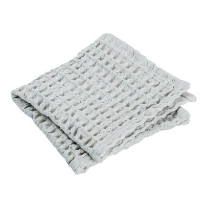 Ručník na ruce CARO 30 x 30 cm, s vaflovým vzorem, světle šedá, Blomus