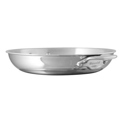 Servírovací pánev M’COOK 12 cm, s nerezovými uchy, nerezová, Mauviel