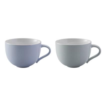 Hrnek na kávu EMMA 300 ml, sada 2 ks, modrá, kamenina, Stelton