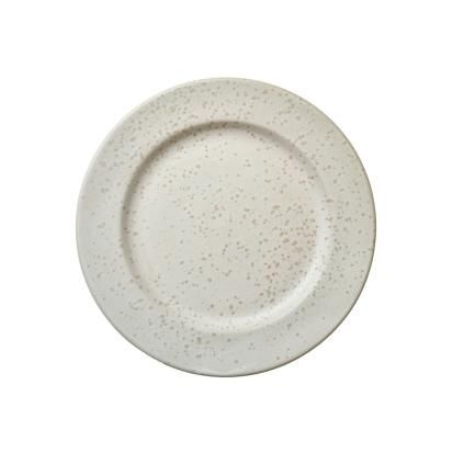 Dezertní talíř 22 cm, krémová matná, Bitz