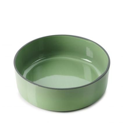 Hluboký talíř CARACTERE 17 cm, s vysokým okrajem, zelená, REVOL