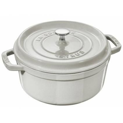 Hrnec COCOTTE 26 cm, bílý lanýž, litina, Staub