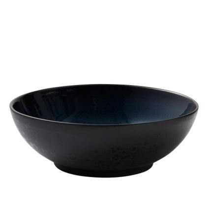 Mísa na salát 30 cm, černá / tmavě modrá, Bitz