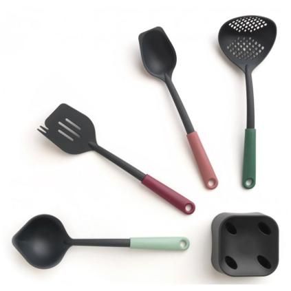 set kuchynskeho nacini se stojankem brabantia 5 ks 1