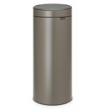 178685 dotykovy odpadkovy kos touch bin new brabantia platinovy 30 l 1