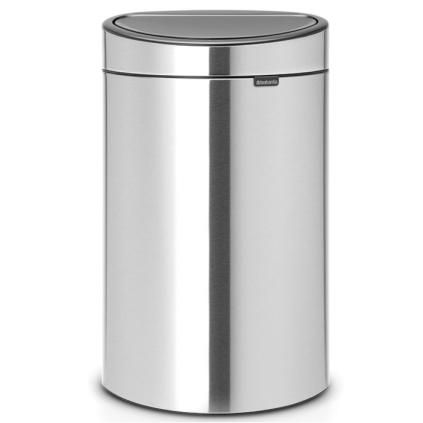 178859 dotykovy odpadkovy kos otiskuvzdorny touch bin new brabantia matny ocelovy 10 23 l 1
