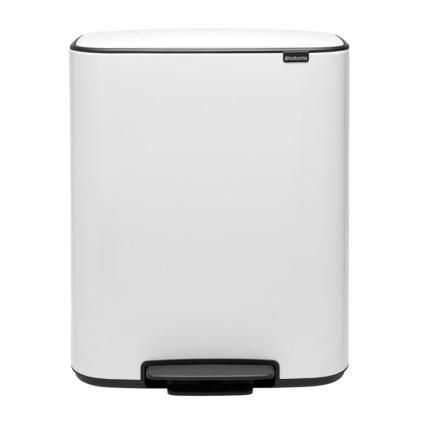 179330 pedalovy odpadkovy kos bo brabantia bily 2 x 30 l 1