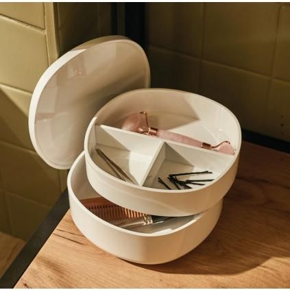 koupelnovy organizer birillo alessi 18 cm bily 2