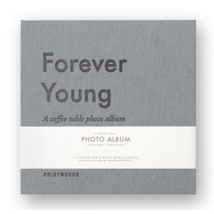 Fotoalbum FOREVER YOUNG S, šedá, Printworks