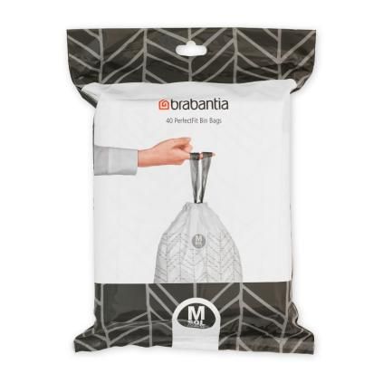Sáčky do odpadkového koše M PERFECTFIT 60 l, sada 40 ks, Brabantia