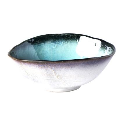 Servírovací mísa SKY BLUE 20,5 x 24 cm, 1,8 l, ovál, MIJ