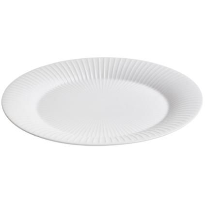 Servírovací talíř HAMMERSHOI 28,5 x 22,5 cm, ovál, bílá, Kähler