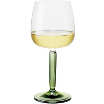 Sklenice na bílé víno HAMMERSHOI 350 ml, sada 2 ks, zelená, Kähler