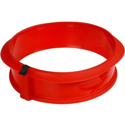 Forma na dorty 23 cm, červená, silikon, Lékué