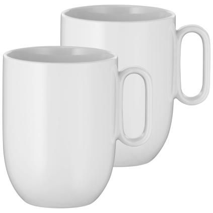 Hrnek na kávu BARISTA 380 ml, sada 2 ks, bílá, porcelán, WMF