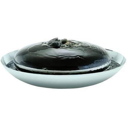 Interiérová vodní fontána SPRING 40 cm, stříbrná, Philippi