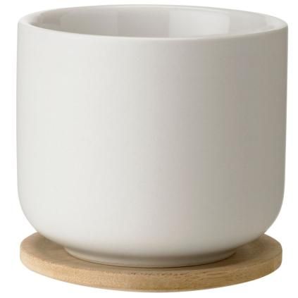 Šálek s podšálkem THEO 200 ml, písková, Stelton