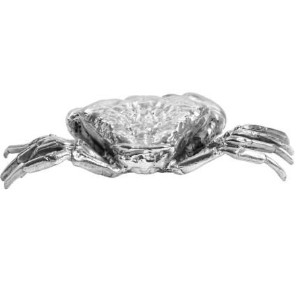 Dekorační figurka WUNDERKAMMER HOLY CRAB 32 cm, stříbrná, hliník, Seletti