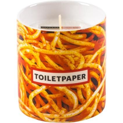 Vonná svíčka TOILETPAPER SPAGHETTI 9,5 cm, Seletti