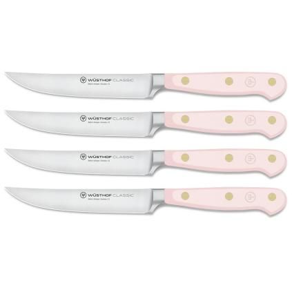 Steakový nůž CLASSIC COLOUR 12 cm, sada 3 ks, růžová himalájská sůl, WÜSTHOF