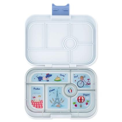 Bento box ORIGINAL 625 ml, mlhavě šedá / Paříž, Yumbox