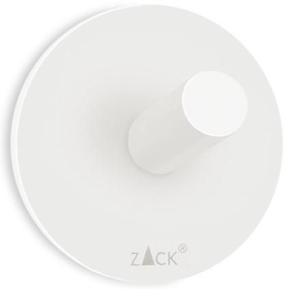 Háček na ručník 5,5 cm, bílá, nerezová ocel, Zack