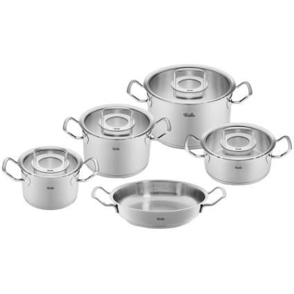 Sada hrnců ORIGINAL PROFI , sada 5 ks, stříbrná, nerezová ocel, Fissler