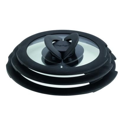 Poklice INGENIO L9849053 16 + 18 + 20 cm, sada 3 ks, sklo, Tefal