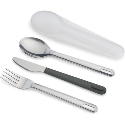 Sada příborů GOEAT 81126, sada 3 ks, s pouzdrem, nerezová ocel, Joseph Joseph