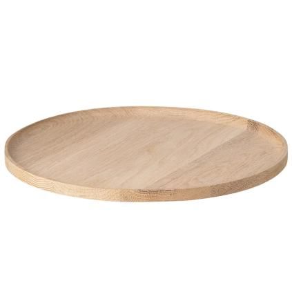 Servírovací podnos OKU 27,5 cm, hnědá, dřevo, Blomus