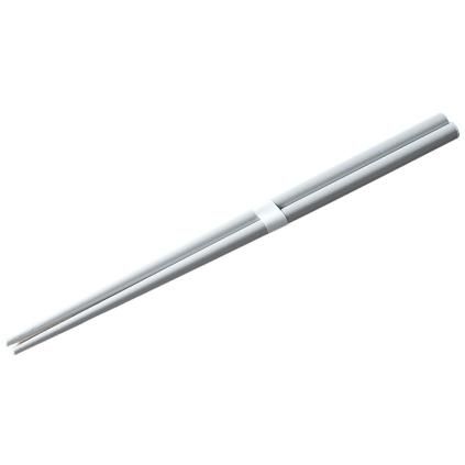 Jídelní hůlky 22,5 cm, šedá / bílá, bambus, MIJ