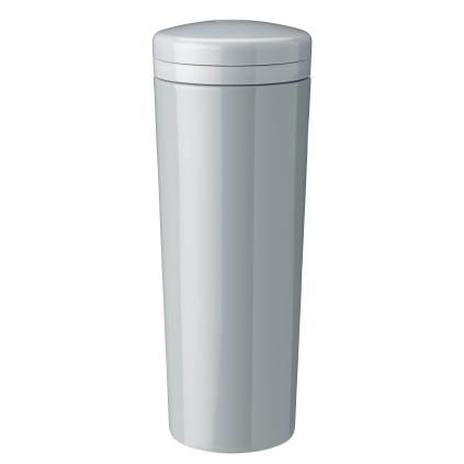 Termohrnek CARRIE 500 ml, světle šedá, nerezová ocel, Stelton