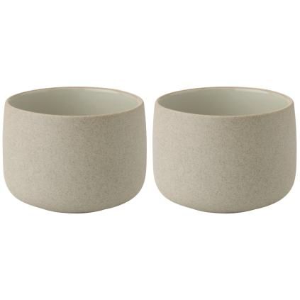 Šálek EMMA 150 ml, sada 2 ks, šedá, kamenina, Stelton