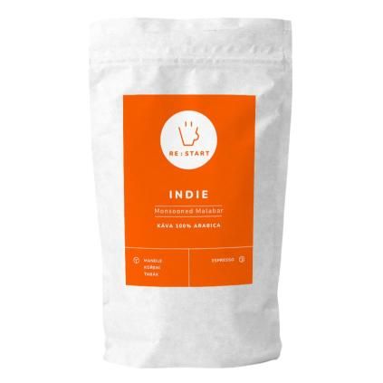 Zrnková káva INDIE - MALABAR AA ASPINWAL 250 g, RE:START